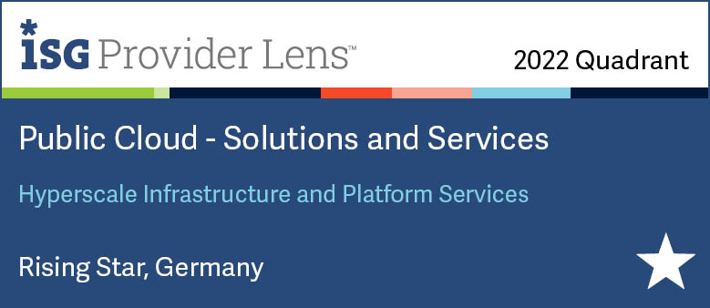 ISG Provider Lens 2022 Auszeichnung